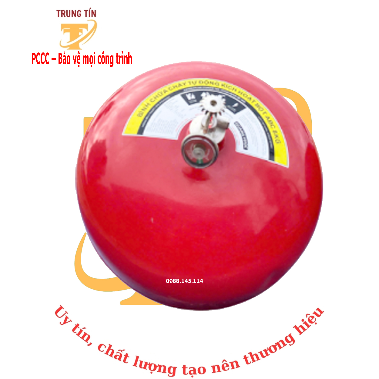 Bình chữa cháy tự động bột ABC 6kg - QP/AUTO/ABC/6kg