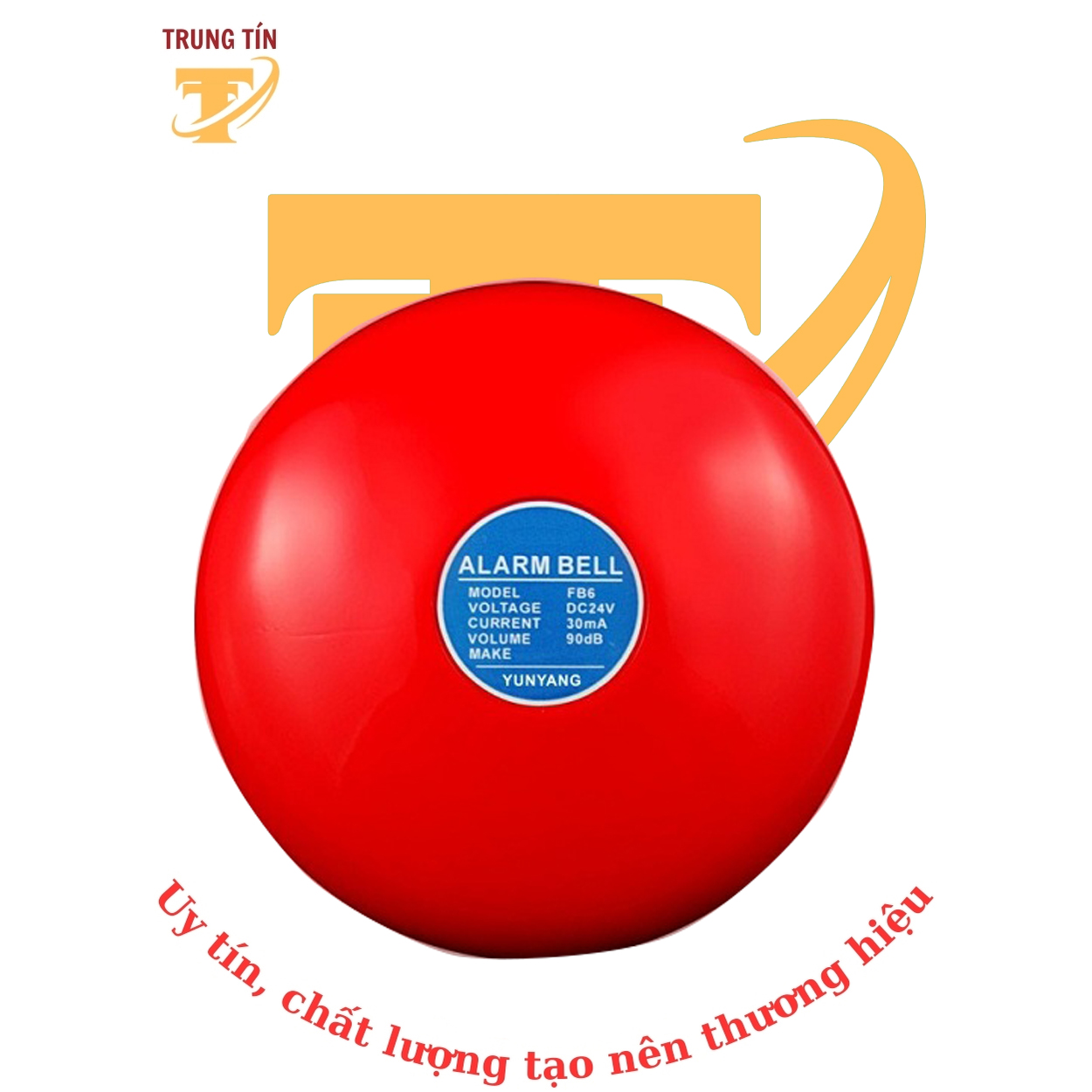 Chuông báo cháy YunYang ĐL FB6 (24V-6''-90dB)