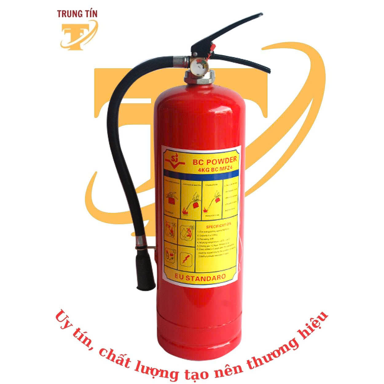 Bình chữa cháy xách tay ABC 4kg- MFZL4