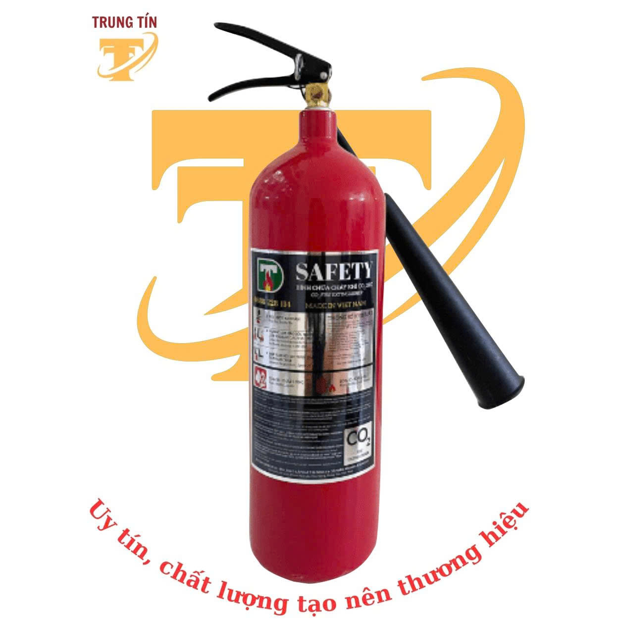 Bình chữa cháy xách tay CO2 3kg - (SFT)