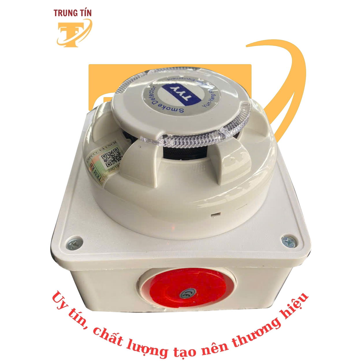 Đầu báo khói độc lập YunYang (có chuông)