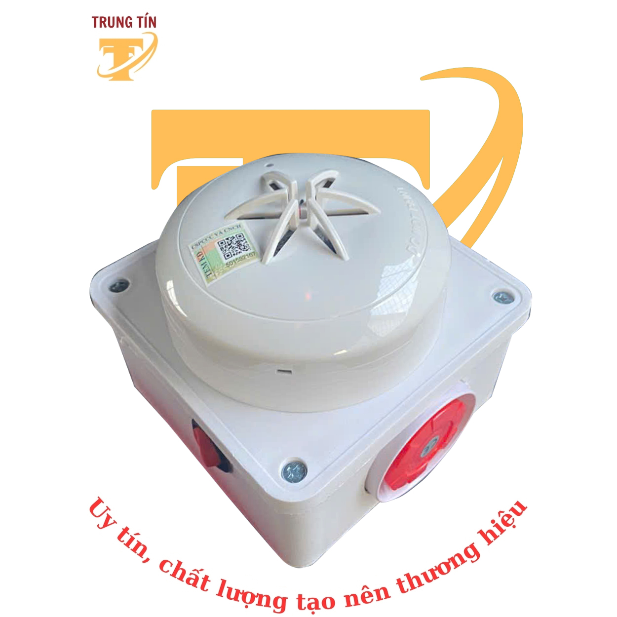 Đầu báo nhiệt độc lập YunYang (có chuông)