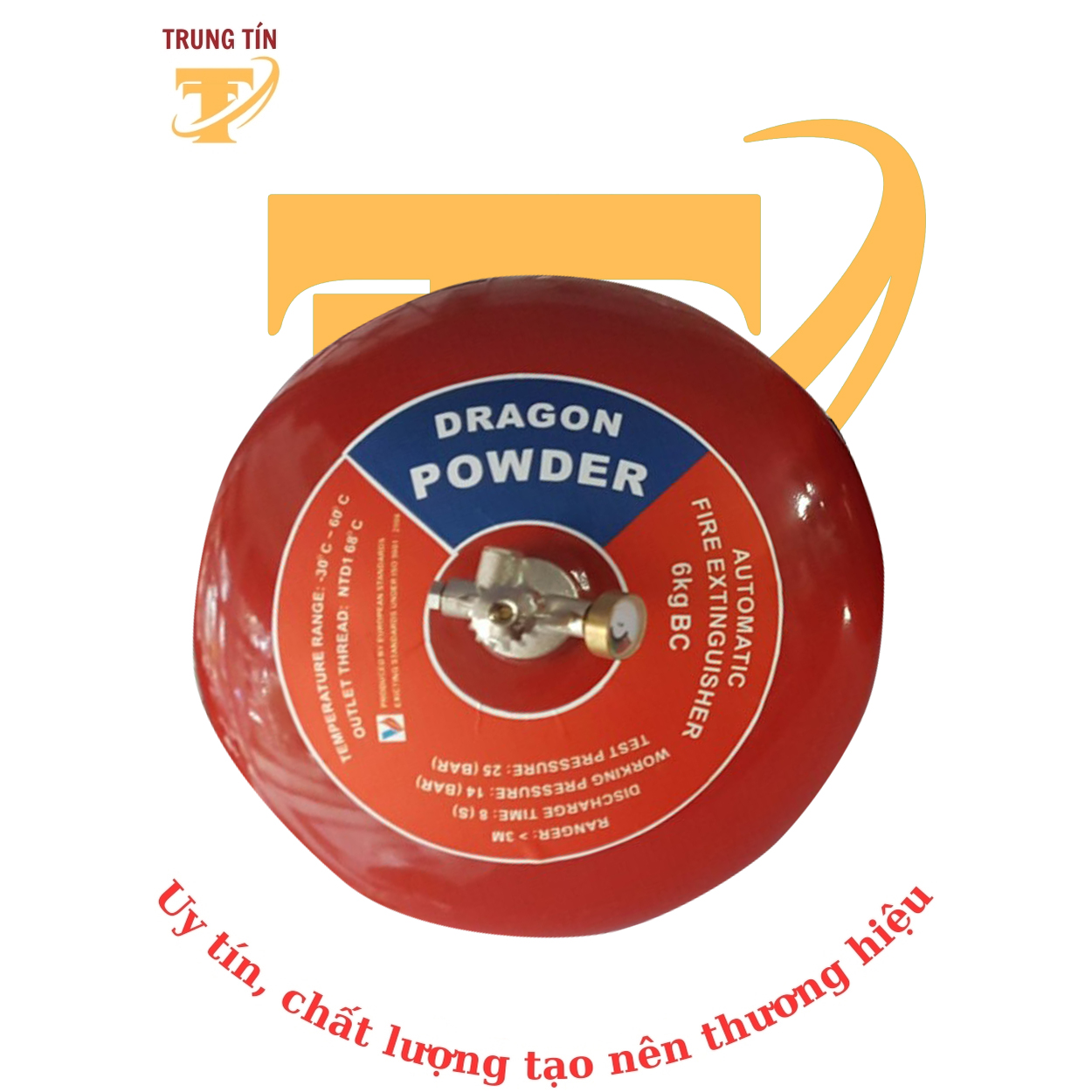 Bình chữa cháy tự động ABC 6kg (DRAGON)