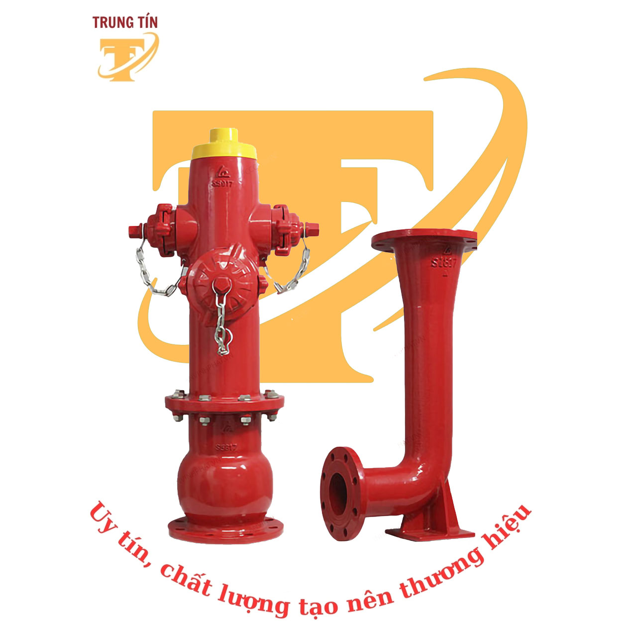 Trụ chữa cháy 3 cửa DN100 (VN)